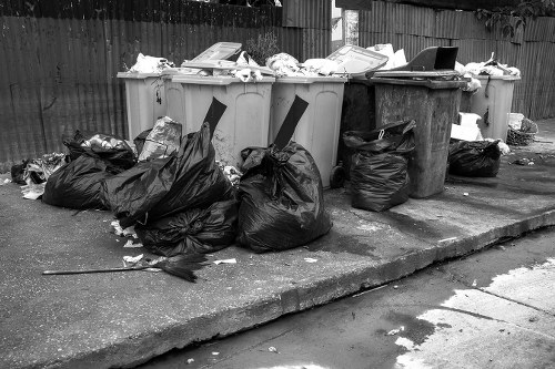 Customer booking rubbish collection service online