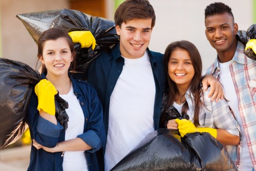 Removal of unwanted household items from a London flat