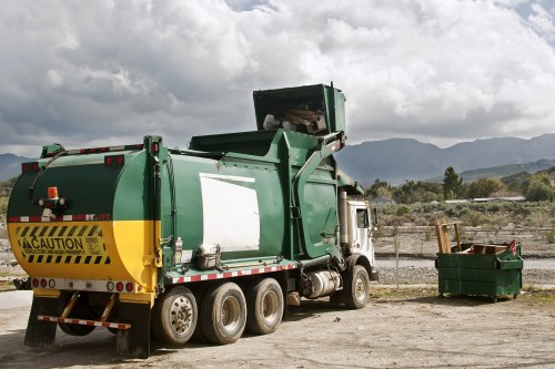 Preparing bulky rubbish for collection from a London flat or commercial unit