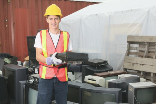 PCI compliant rubbish collection payment system for safe transactions